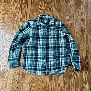 L.L. Bean Women's Plaid Flannel Shirt